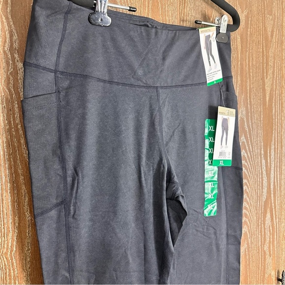 Mondetta Performance+Luxury NWT Women's Workout Leggings Sz XL Black Combo High - Picture 3 of 13
